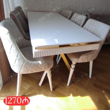 Divan və kreslo dəstləri: Qonaq otağı üçün, Yeni, 8 stul