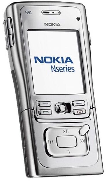 ручка для айпад: Nokia N91, түсү - Күмүш