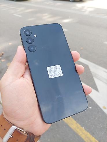 sam agac: Samsung Galaxy A24 4G, 128 GB, rəng - Qara, Zəmanət, Barmaq izi, İki sim kartlı — 1