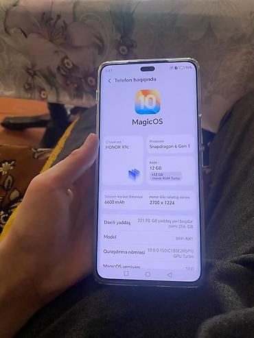 ericsson t 28: Honor X9c, 256 GB, rəng - Gümüşü — 3