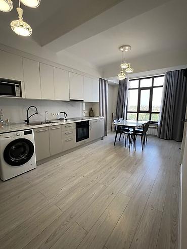 квартиры в аламедин 1: 2 комнаты, 60 м², Аламедин-1 мкр Элитка, 9 этаж, Дизайнерский ремонт — 1