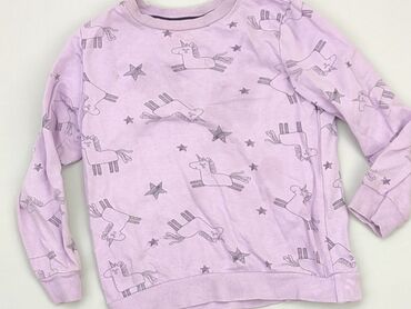 puchaty sweterek dla dziewczynki: Bluza, Little kids, 4-5 lat, 104-110 cm, stan - Dobry