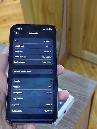 Apple iPhone: IPhone 13, 128 GB, Midnight, Face ID — 8