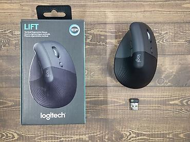 logitech g102 lightsync: Беспроводная вертикальная мышь Logitech Lift, graphite — 2