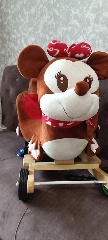 бу ходунки: Мини-Маус Качалка-каталка, мягкая зверюшка. Музыкальная, батарейки. В — 3