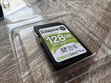карты памяти transcend: Kingston SDXC Canvas Select Plus 128GB Скорость до 100 МБ/с (чтение)