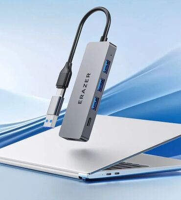 z generation: Многофункциональный USB‑хаб ERAZER Новый USB-хаб Erazer 5-в-1 (USB