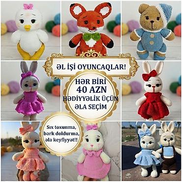 oyuncaq bebek: Əl işi toxunma oyuncaqlar – amiqurumi kolleksiyası • Modellər — 1