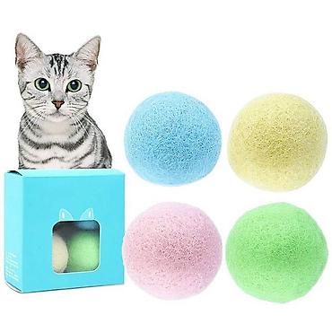 котята простые: Шарики для кошек Pet Play Ball - 4 шт, интерактивная игрушка — 1
