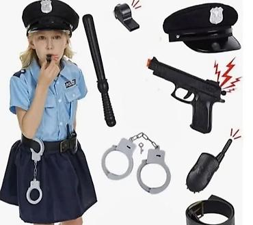 svetleca tabla za crtanje: Dečiji kostim policajca – komplet za igru uloga Policajka kostim ( — 1