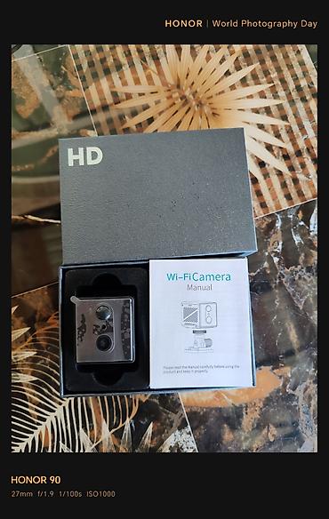 Mini Wi‑Fi kamera – HD görüntü və uzaqdan izləmə Xüsusiyyətlər: -