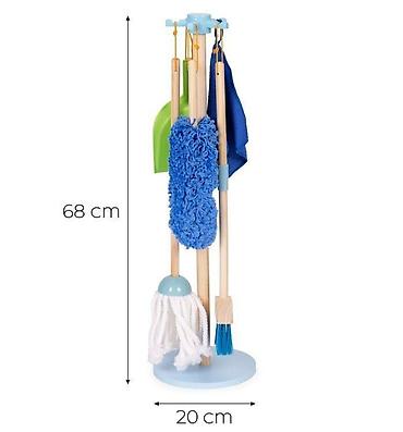 svecene haljine: Drveni set za čišćenje za decu – 7 delova – ECOTOYS Šifra proizvoda — 5