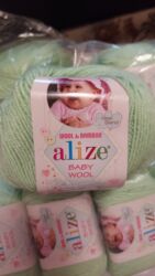 Другие товары для новорождённых: Пряжа для вязания: 1) Alize Baby Wool (Wool & Bamboo) - Мягкая — 2