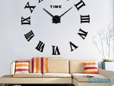 часы стена: Большие 3D часы диаметром от 80 см до 120 см. Элементы часов