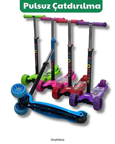 Samokatlar: 🛴🌈 Scooter Maxi AT-02Y – 3 Təkərli Uşaq Skuteri Balacalar üçün həm — 2