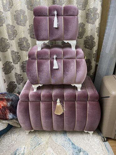 самоклейки для мебели: Сундук, цвет - Фиолетовый, Новый