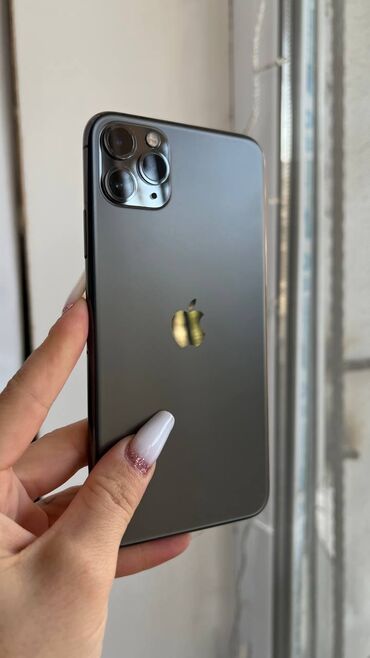 biledir: IPhone 11 Pro Max, 64 GB, Qara, Zəmanət, Simsiz şarj, Face ID