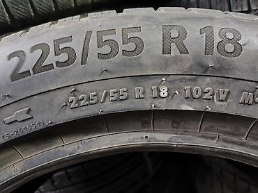 215 55 18: Шины 225 / 55 / R 18, Зима, Б/у, Комплект, Легковые, Германия, Continental — 3