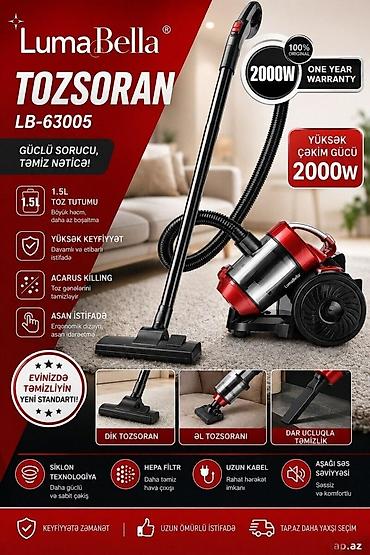 tozsovran: Qablı tozsoran Məhsul haqqında informasiya LumaBella LB-63005 — 1