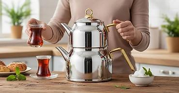 təmiz: №: 2840 Məhsulun adı: Ozlife Çaydan dəsti 18/10 304, paslanmayan — 2