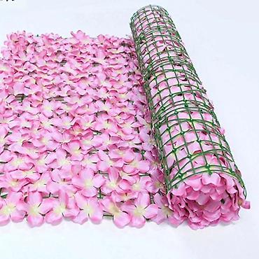 Baštenska dekoracija: Dekorativna ograda od veštačkog cveća 3x1m ? Ulepšajte svoju terasu — 2