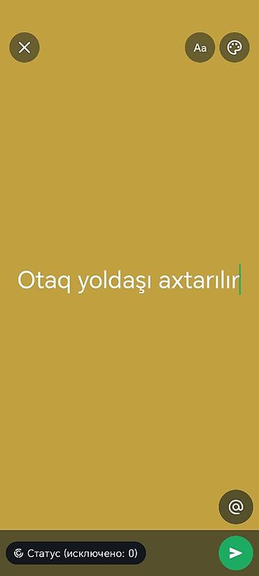 Otaqlar: Otaq yoldaşı axtarılır. - Şəhər kənarında iki mərtəbəli 1 otaq — 1