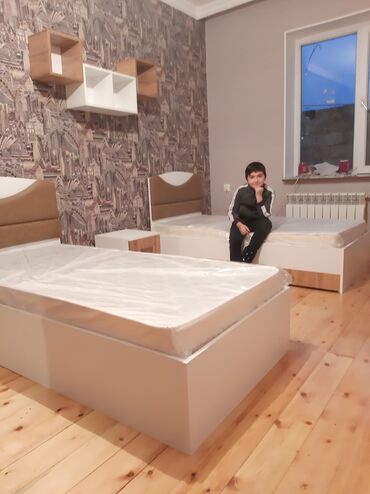 İkimərtəbəli uşaq çarpayıları: Oğlan və qız üçün, Yeni, Çarpayı, Matras ilə, Siyirməli, Laminat — 18