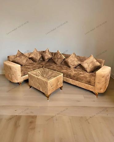 parda tul: Künc Divan Eviniz üçün geniş mebel seçimi: divanlar, dolablar — 1