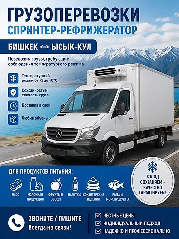 холодильник артель: Грузоперевозки рефрижератором (Sprinter) по направлению Бишкек ↔ — 1