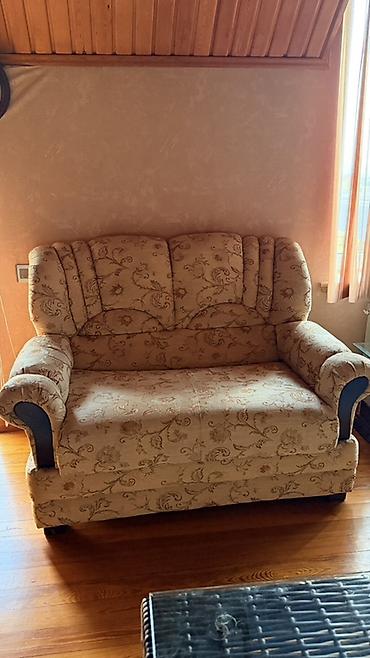 lalafo divan kreslolar: Klassik üslubda yumşaq mebel dəsti - Tərkib: 1 yerlik divan, 1 yerlik — 1