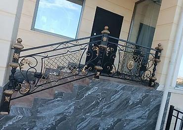 Изготовление перил: Изготовление перил Материал: Кованное железо, Наружные, Бесплатный замер — 147