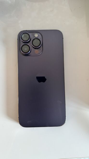 наушники для айфонов: IPhone 14 Pro Max, Б/у, 256 ГБ, Deep Purple, Зарядное устройство, 87 %