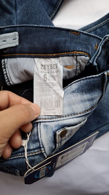 Cinslər və şalvarlar: Cins şalvar, Oğlan üçün, 3 - 6 ay — 6