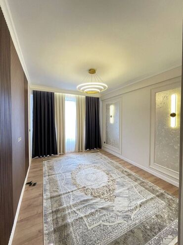 квартира берилет мкр кок жар: 1 комната, 46 м², Элитка, 3 этаж, Евроремонт