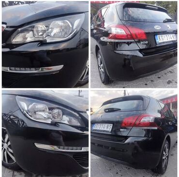 Peugeot: Crni Peugeot 308, kompaktan automobil pogodan za gradsku vožnju i duža — 16