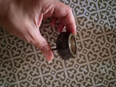 şamlar: Mozaik bəzəkli şamaltı (şamqabı) – 2 hissəli - Material: metal gövdə — 5