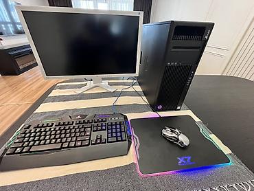 Elektronika: HP Z440 iş stansiyası + EIZO monitor + klaviatura Komplektin tərkibi — 2