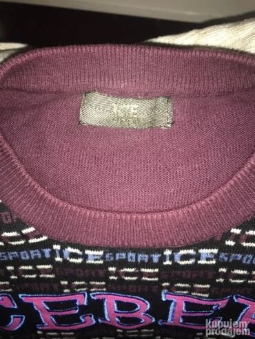 Džemperi: Džemper, L, Iceberg, bоја - Bordo, Pamuk — 2