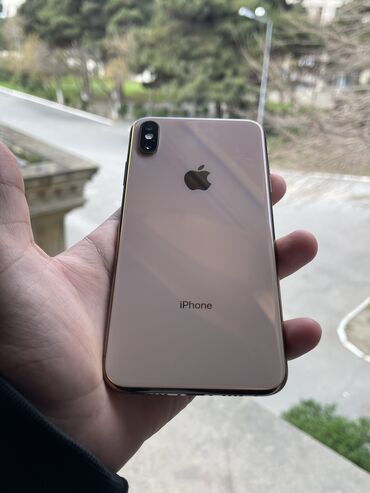 ayfon 6 barter: IPhone Xs Max, 64 GB, Qızılı, Simsiz şarj, Sənədlərlə