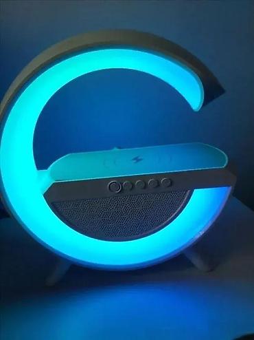 greje: Pametna rgb lampa zvucnik i bezicni punjac novo 3u1 akcija | cene — 8