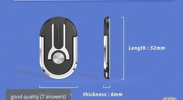 Ostali aksesoari za mobilne telefone: Držač za mobilni telefon i za auto 2 in 1 Novo! Pametan prsten — 5