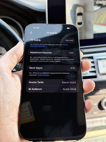 apple iphone: IPhone 16 Pro Max, 256 GB, Qara, Simsiz şarj — 5