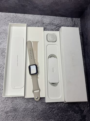 apple watch 3 бишкек: Продаю Apple Watch Series 8 Starlight aluminium case 41mm Состояние