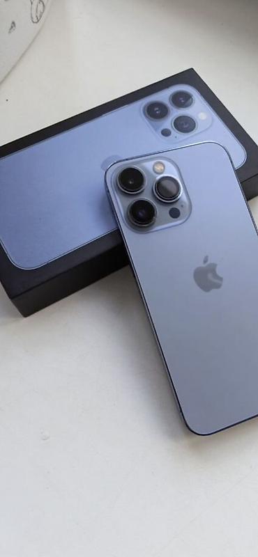 IPhone 13 Pro, Б/у, 256 ГБ, Sierra Blue, Защитное стекло, Чехол, Коробка at lalafo.kg IPhone 13 Pro, Б/у, 256 ГБ, Sierra Blue, Защитное стекло, Чехол, Коробка