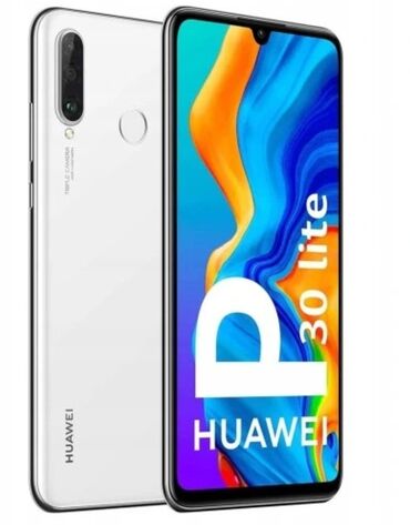 андроид хуавей: Huawei P30 Lite, Б/у, 128 ГБ, цвет - Белый, 2 SIM