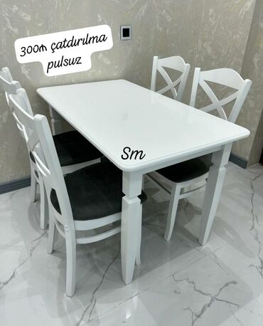 kuxna stol stul: Для кухни, Новый, 4 стула