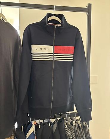 Толстовки: Мужская толстовка, M, Tommy Hilfiger, Новый, цвет - Синий — 1