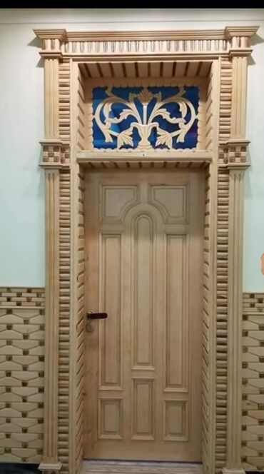 Otaq qapıları: Taxta qapılar – klassik oyma dizaynlar Məhsul təsviri: - Material — 4