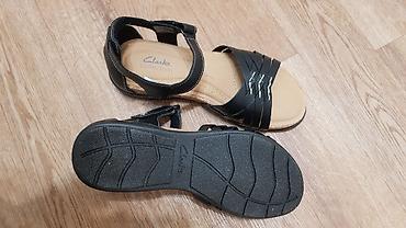 comfort: Босоножки, 39, Clarks, Новый, цвет - Черный, Самовывоз — 5
