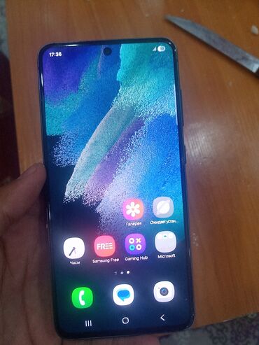купить наушники самсунг: Samsung Galaxy S21 FE, Жаңы, 256 ГБ, түсү - Кара, 1 SIM, eSIM